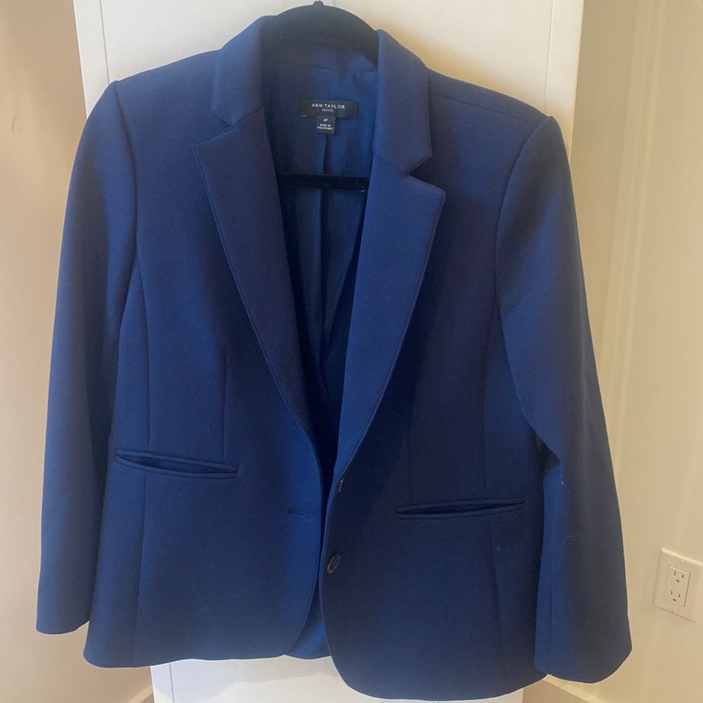 Ann Taylor navy blazer